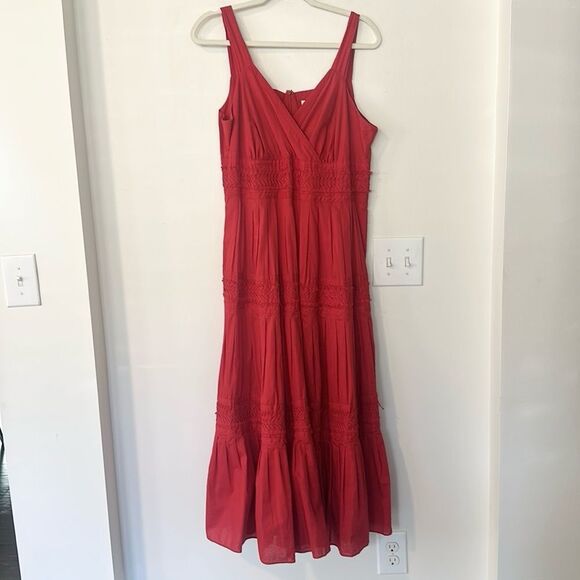 Coldwater Creek Red Maxi Dress 16 - Picture 1 of 9